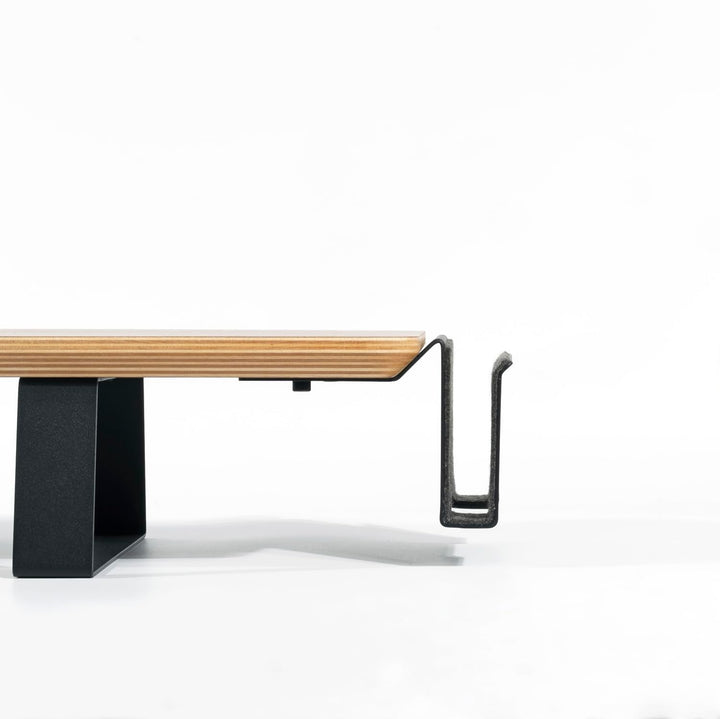 Vertikaler Laptop-Ständer für Desk Shelf Schiene | Modulares Zubehör Desk Shelves