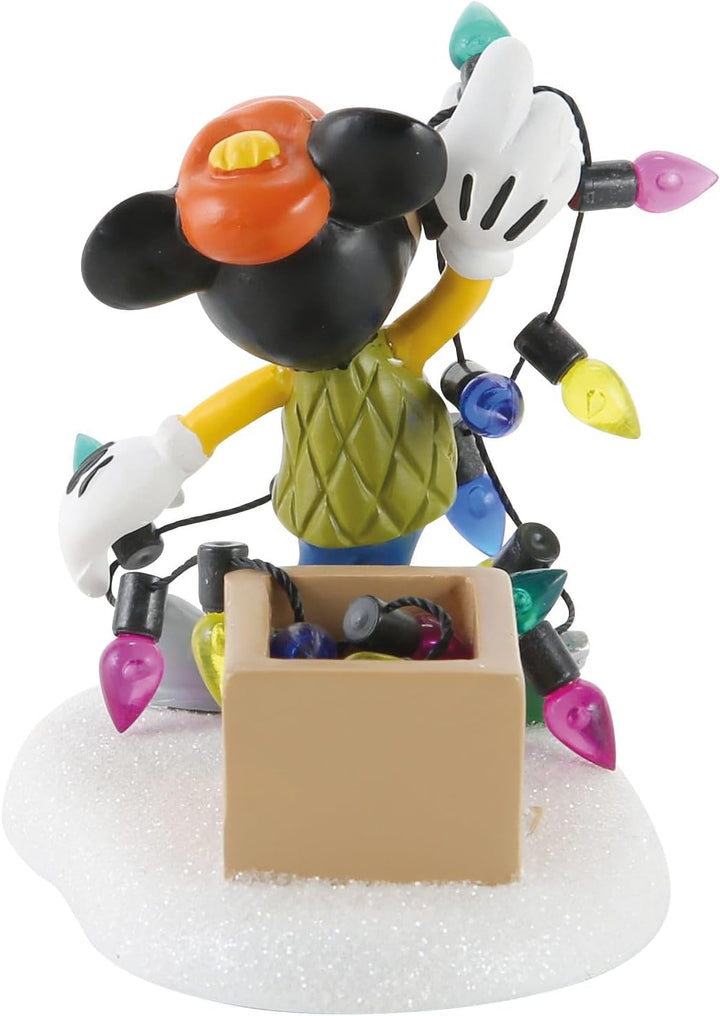 Department 56 Disney Village Mickey Lights Up Weihnachtszubehör, 5,7 cm