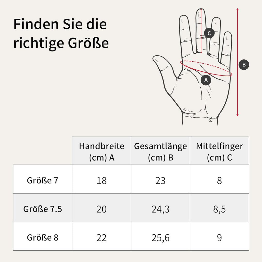 Lammfell Handschuhe für Damen - 100% Lammfell - warme Winterhandschuhe - Farben: schwarz und braun -