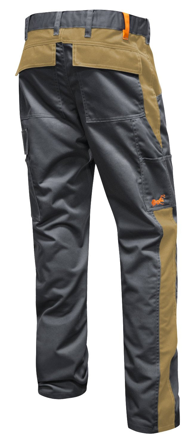 strongAnt Herren Arbeitshose mit Stretch Bund Cargohose für Männer Bundhose für Handwerk, Produktion