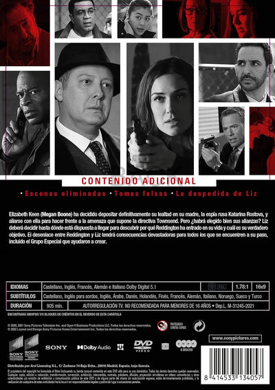 The blacklist (8ª temporada) - DVD