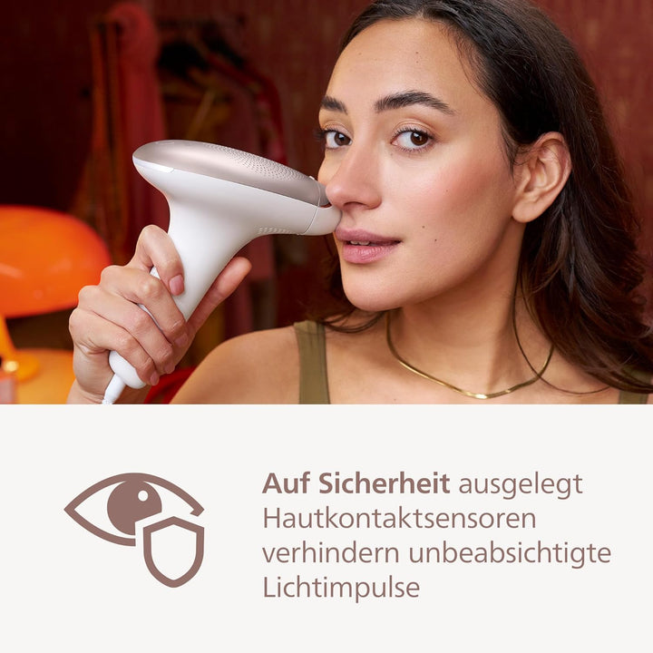 Philips Lumea IPL Advanced, 2 Aufsätze – Haarentfernungsgerät mit Satin Compact Korrekturtrimmer