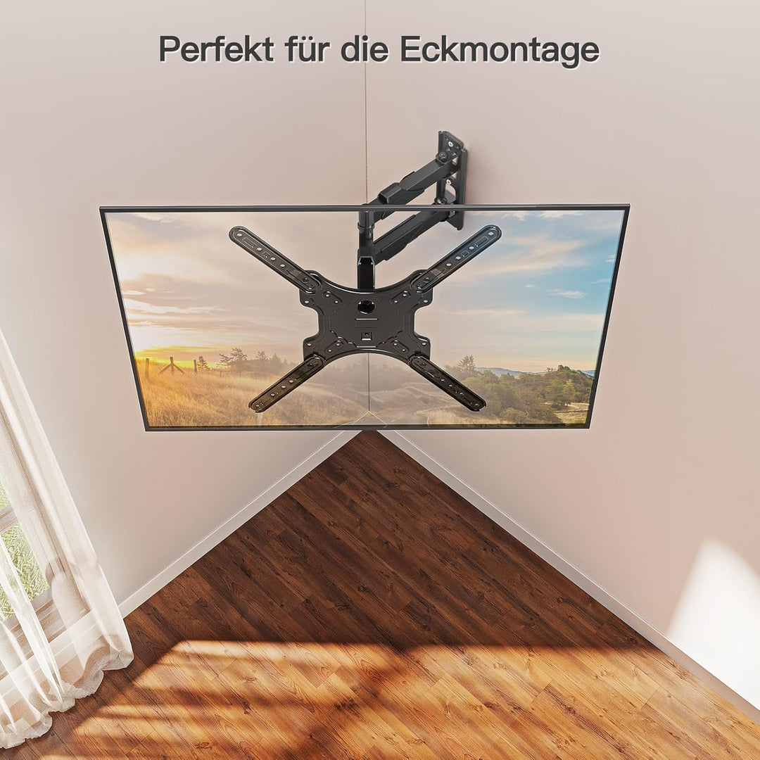 ELIVED TV Wandhalterung Schwenkbar Neigbar TV Halterung für 26-60 Zoll Flach/Curved Fernseher oder M