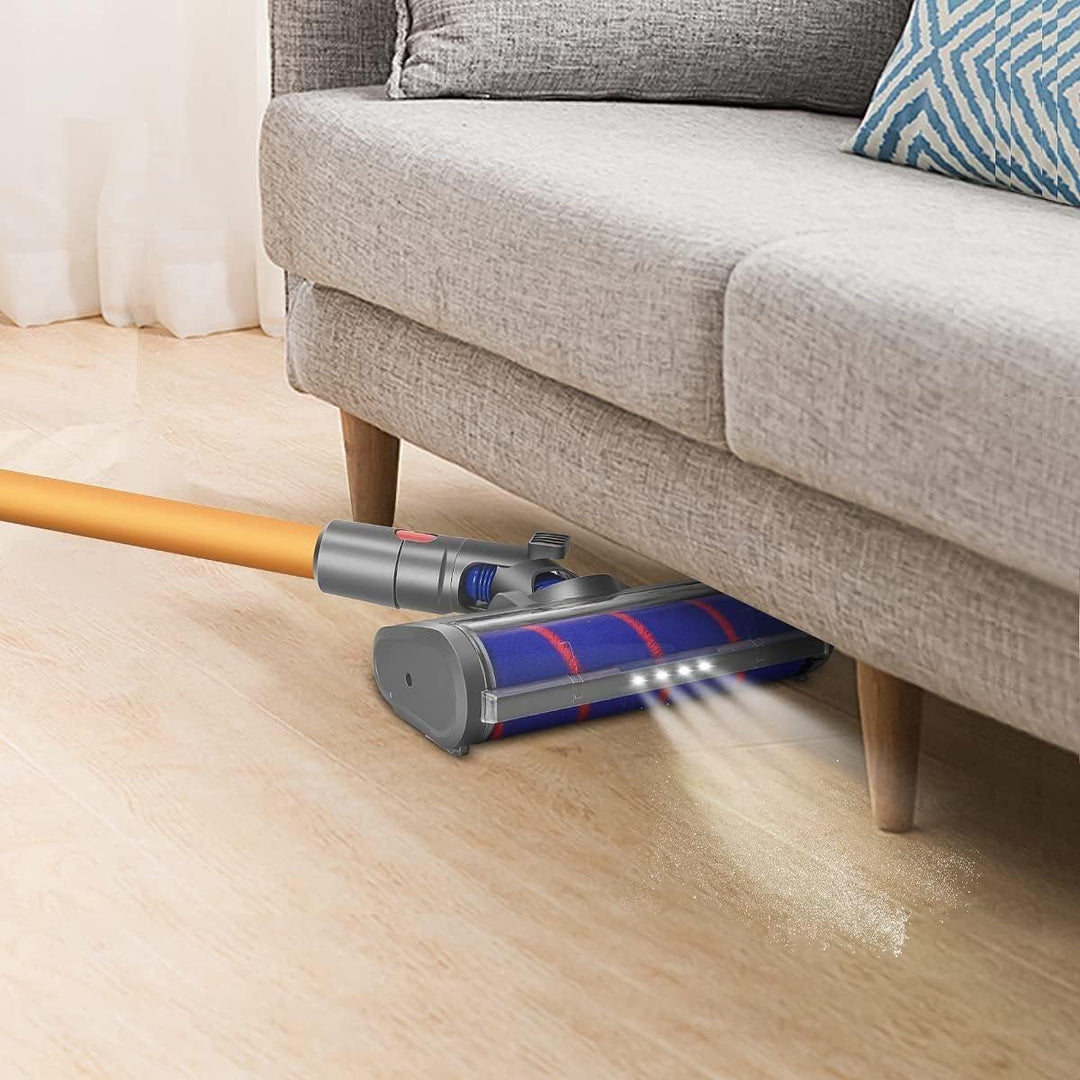 Trade-Shop Elektro Bodendüse Turbodüse Bürste mit LED, Softwalze kompatibel mit Dyson V15 Serie, V15