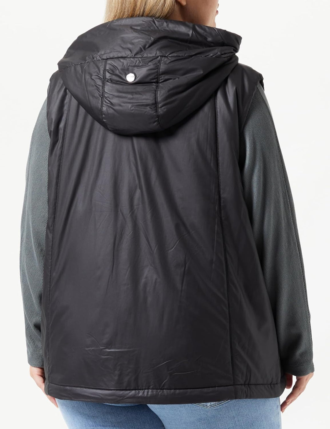 Samoon Damen Weste 44 Grosse Grössen Schwarz, 44 Grosse Grössen Schwarz