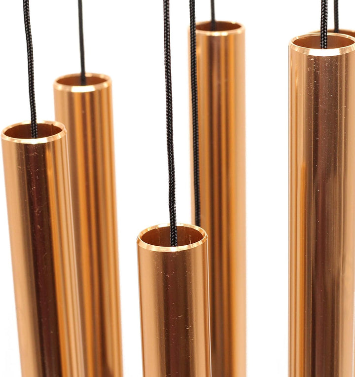 OSVINO Klangspiele Windspiele Aluminium mit Klang Gesamtlänge 90cm gross für drinnen draussen Balkon