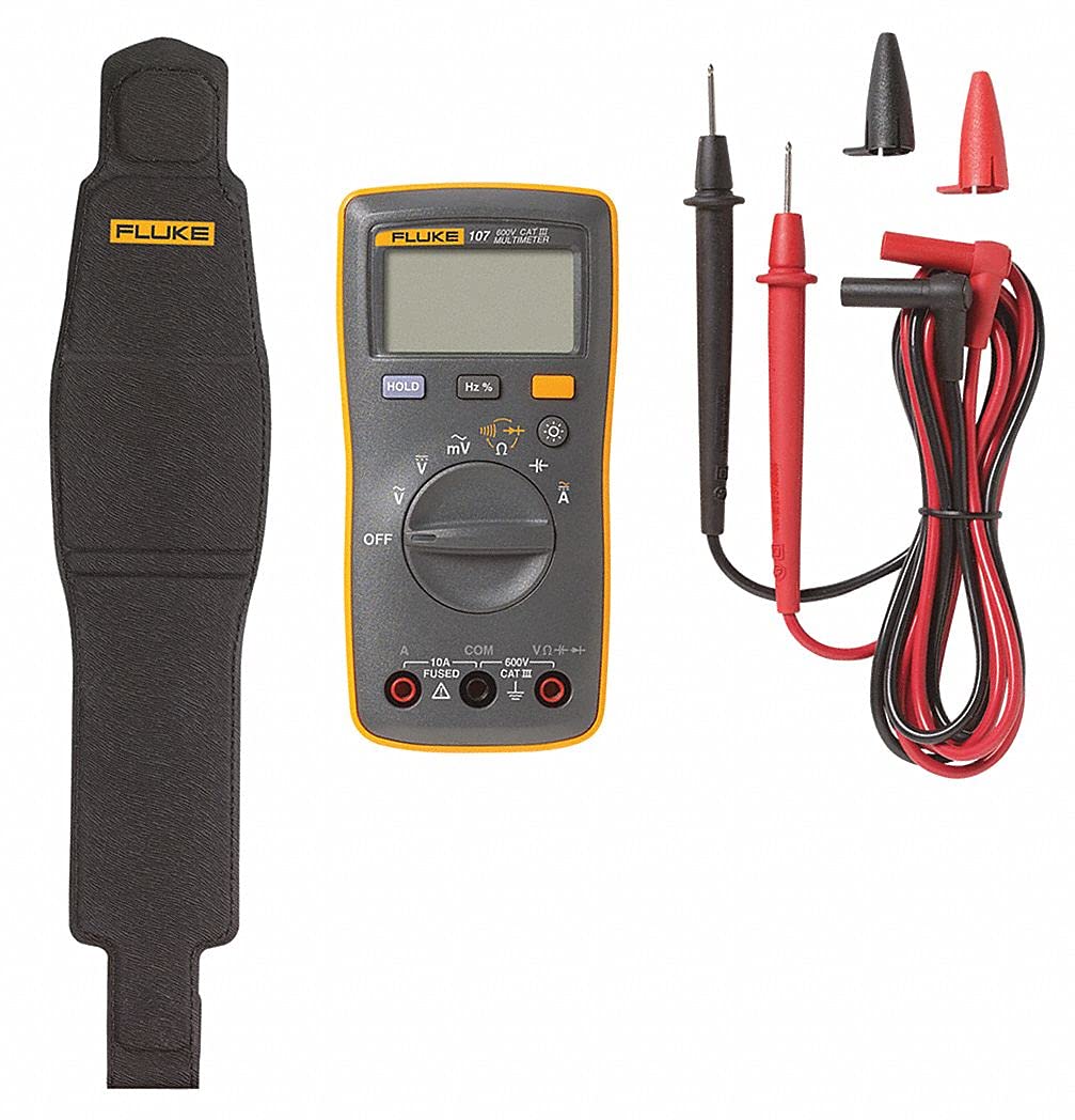 Fluke 107 Digitales Multimeter, AC/DC, Grau