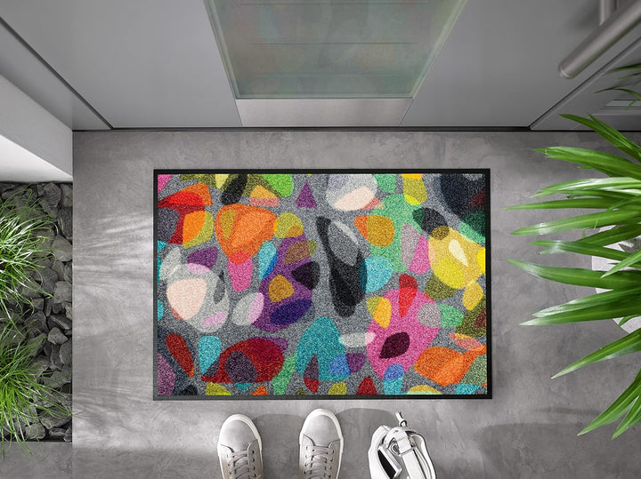 wash+dry Fussmatte, Reodiva 50x75cm bunt, innen und aussen, waschbar, Reodiva 50x75cm