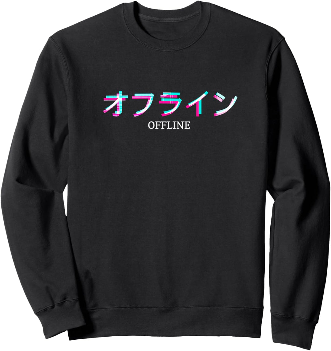 Glitch weirdcore aesthetic clothes dreamcore Offline Sweatshirt