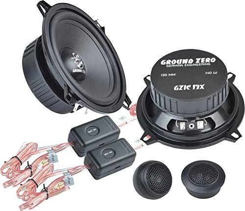 Ground Zero Iridium GZIC 13X Auto Lautsprecher Kompo-System 280 Watt für BMW 3er E36 01/91-04/98 Ein