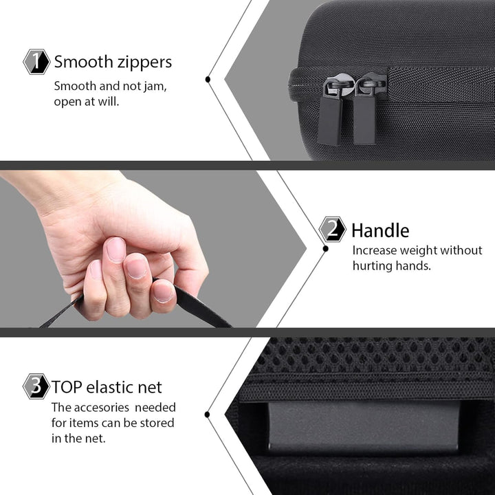 co2CREA Hart Tasche Schutzhülle für Bose SoundLink Revolve/Revolve (Serie II) tragbarer Bluetooth-La
