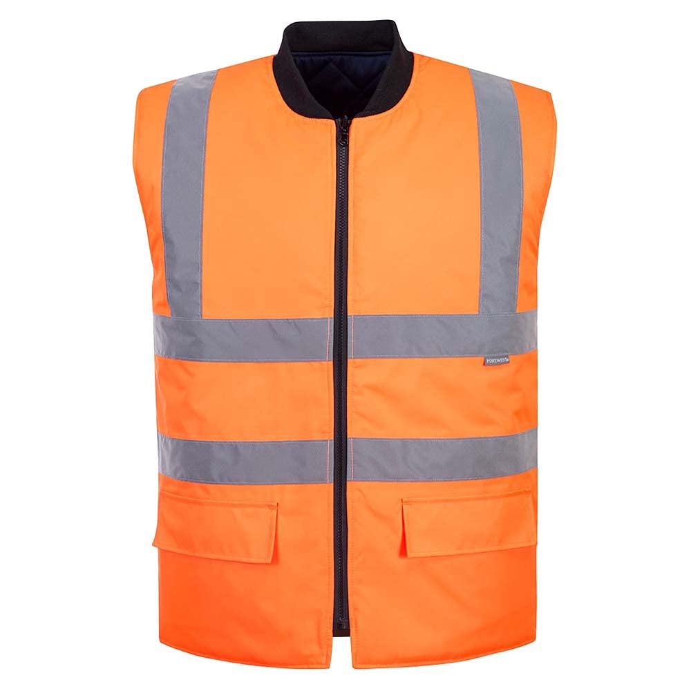 Portwest Warnschutz-Wendeweste , Grösse: XL, Farbe: Orange, S469ORRXL XL Orange, XL Orange