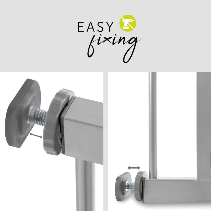 Hauck Türschutzgitter / Treppenschutzgitter für Kinder Wood Lock 2 Safety Gate / ohne Bohren / 75 -