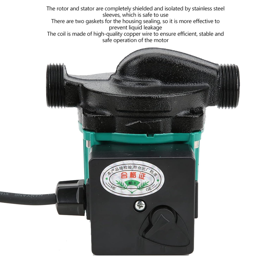 220 V 100 W Warmwasser-Umwälzpumpe, Extrem Leise Automatische Start-Umwälzpumpe, NPT 3/4 Zoll Messin