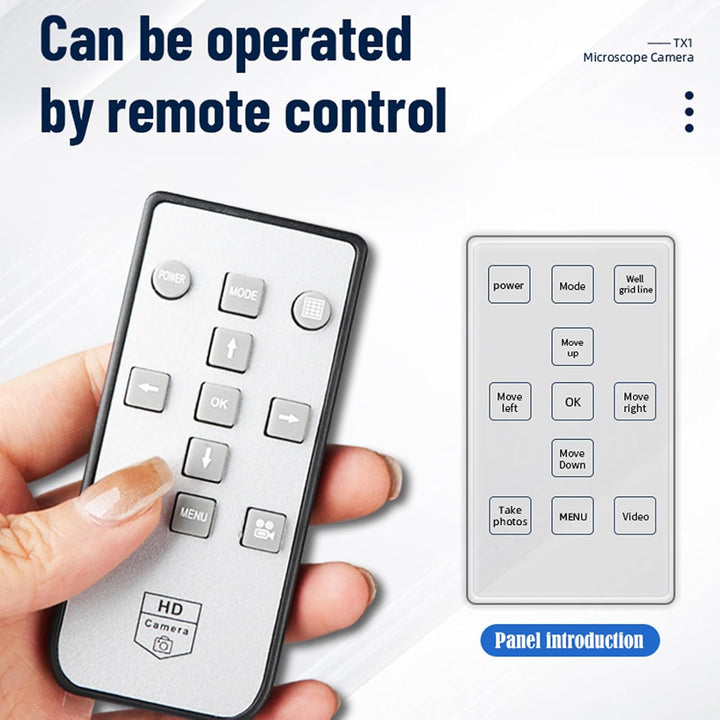 4K-Mikroskopkamera, IMX678-Objektiv, 1/1,8-Zoll-Sensor, Foto-Videokamera, Dual-Interface-Ausgang für