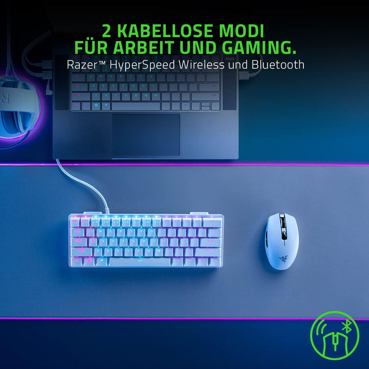 Razer Orochi V2 Mercury - Mobile kabellose Gaming-Maus mit bis zu 950 Stunden Batterie-Laufzeit (Ult