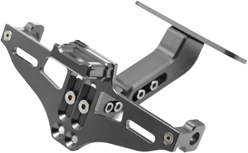 Universal CNC Aluminum Motorrad Kennzeichenhalter Halter mit Lizenz Licht für MT-01 MT-03 MT-07 MT-0