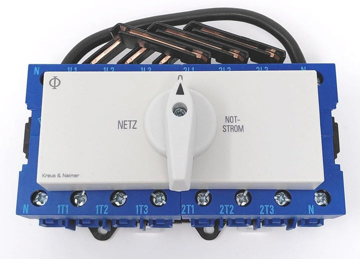 Kraus & Naimer KG40B K950 VE2 +F437 Umschalter 4-polig 40A mit Stellung Netz 0 Notstrom Schnappbefes