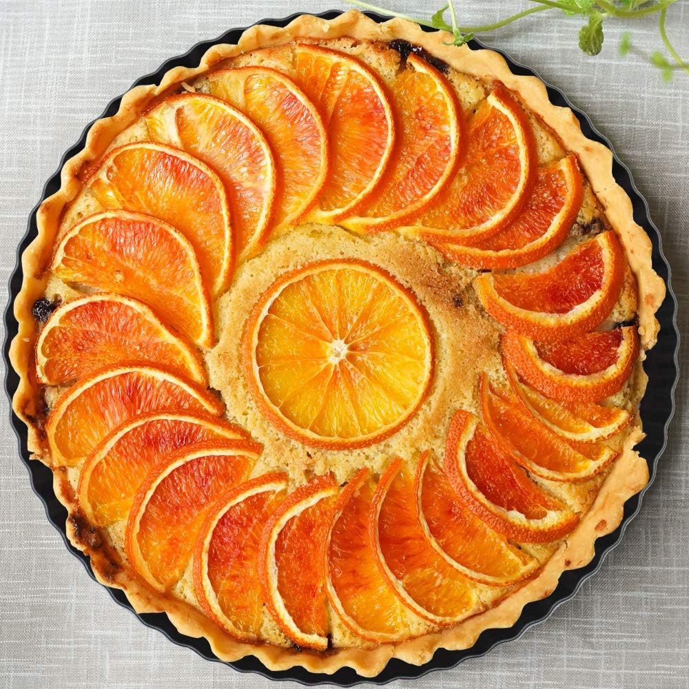 Grandwish 3 Stück Tarteform mit Hebeboden, 20/24/28 CM Antihaft Quicheform, Rund, 20/24/28 cm