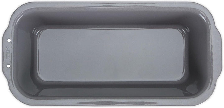 Städter we love baking silberne Brot-Back-Kastenform 16x11,5 cm - Höhe 7cm - aus Metall emailliert -