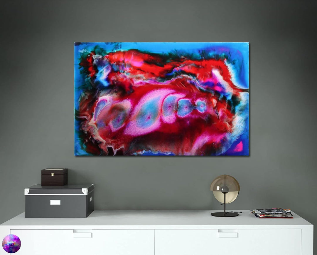 Gemälde Abstrakte Malerei Original - moderne hochglanz Wandbilder XXL - Resin Art Kunst Bild Harz Un