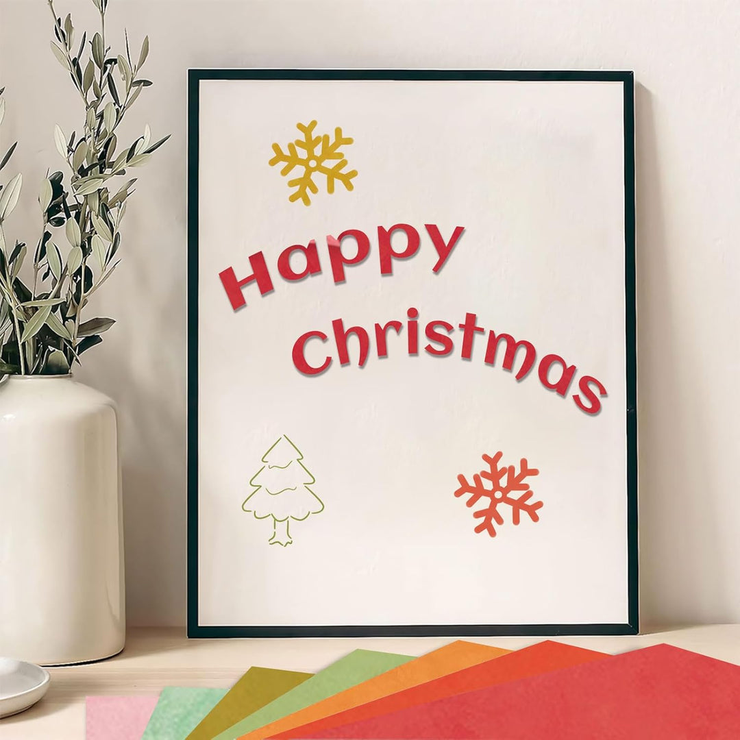 Scrapbook Papier, 24 Blätter Weihnachten Musterpapier, 24 Designs Doppelseitiges Bastelpapier, Motiv