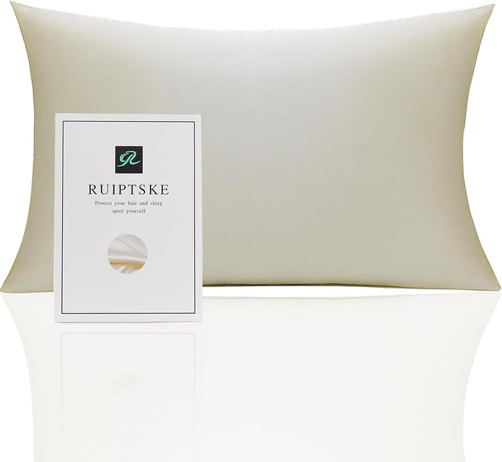 Natural Silk Kissenbezug, hypoallergen, 22 Momme, 100 % Seide, 600 Fadenzahl, mit versenkbarem Reiss