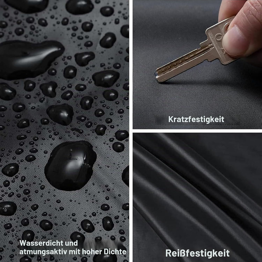 Minibagger Abdeckung, 210D Bagger Schutzhülle mit Winddichtem Gurt und Reflexionsstreifen für Schnee