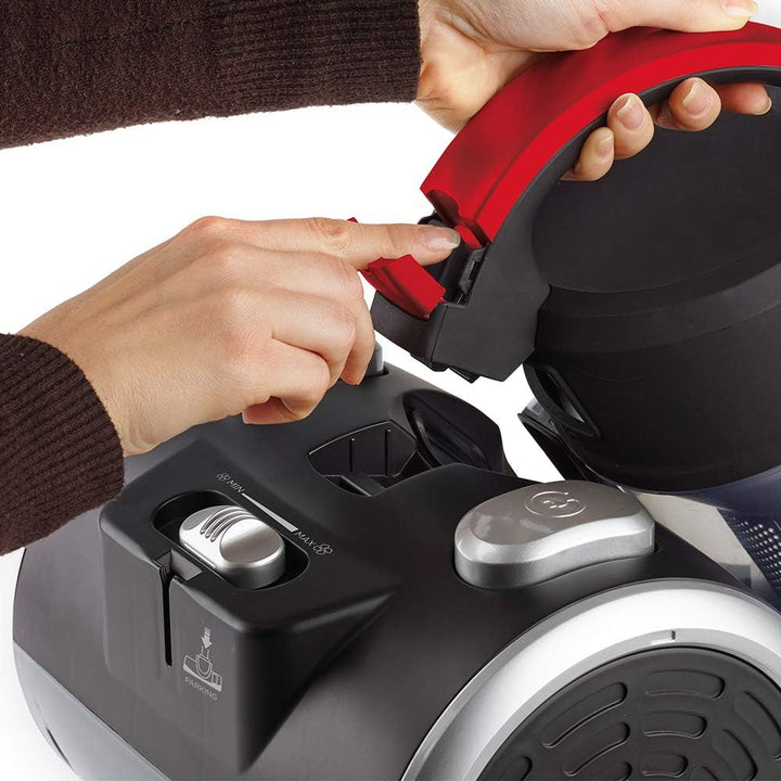 Polti PBEU0105 Bodenstaubsauger mit Zyklonfiltrierung, 2 liters, Schwarz_rot, Schwarz_rot