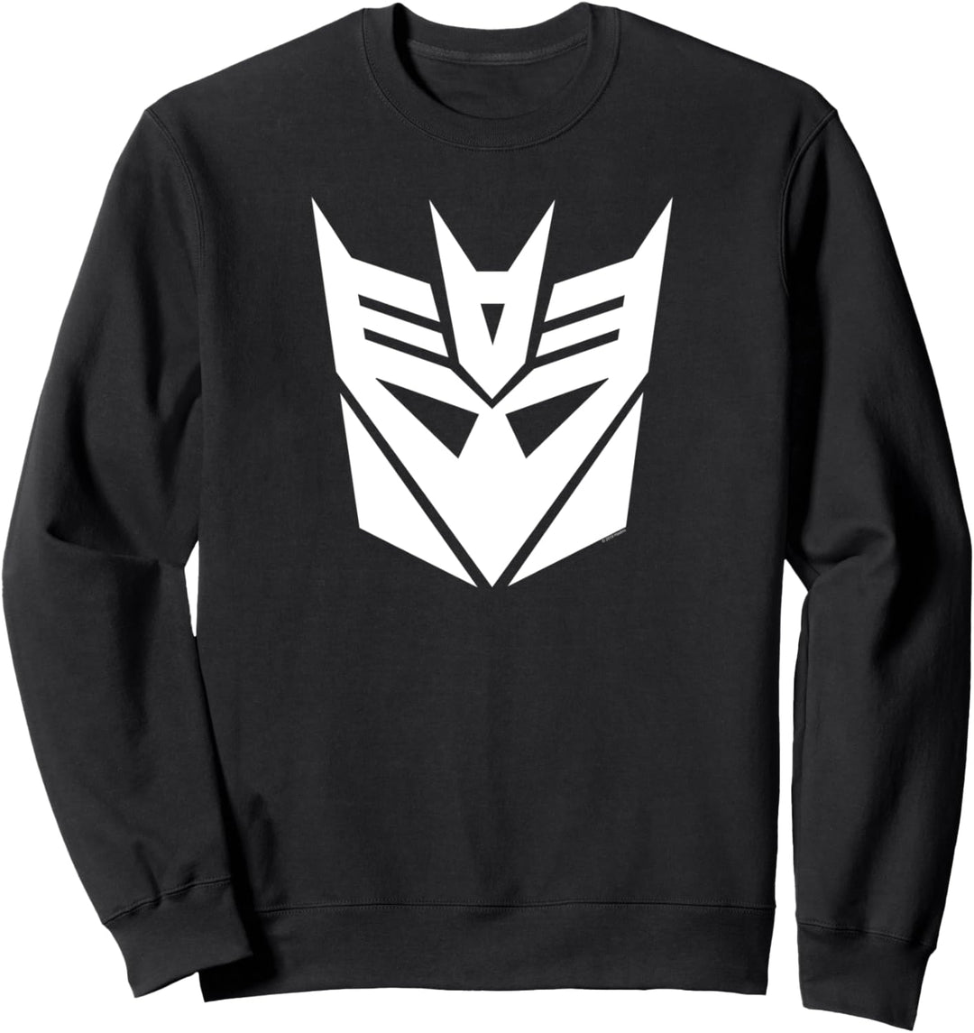 TRANSFORMERS White Decepticon Sigil Sweatshirt