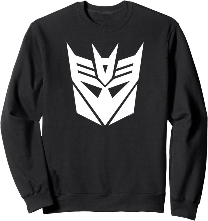 TRANSFORMERS White Decepticon Sigil Sweatshirt