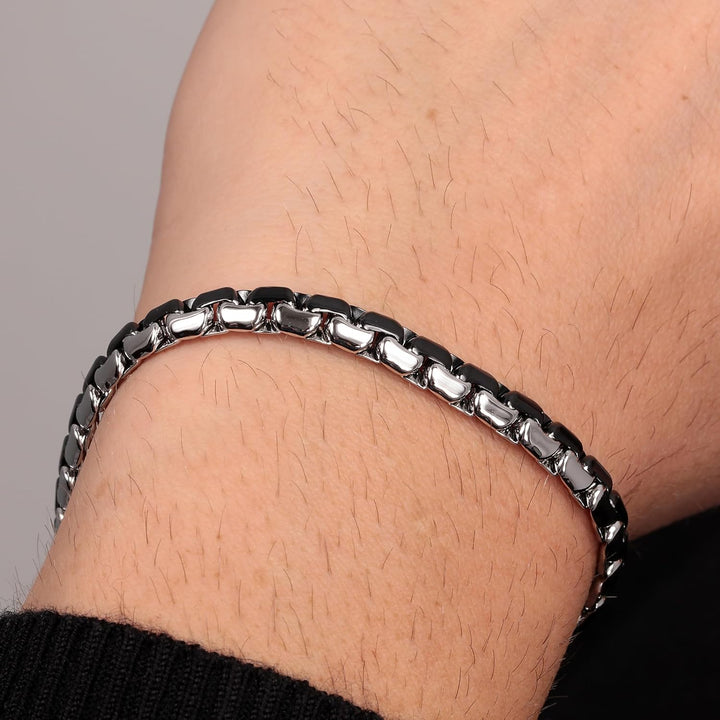 Morellato Herrenarmband, Motown Kollektion, aus Edelstahl, Schwarz PVD - SALS55