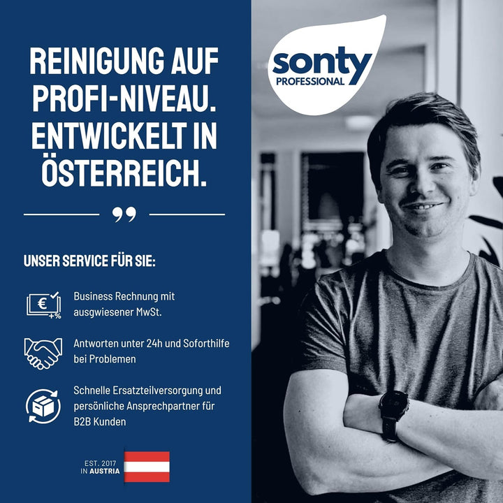 Sonty Profi Wischmopp Baumwolle geöltes Parkett 40 cm – 2 Stück Parkettmopp für Holzböden in Haushal