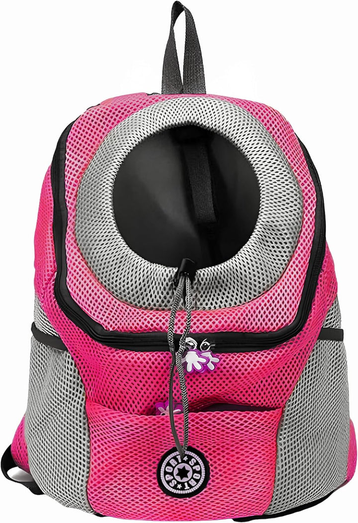 Hunderucksack Hunde Transportbox Tragetasche Verstellbarer Haustier Rucksack Welpentasche Atmungsakt
