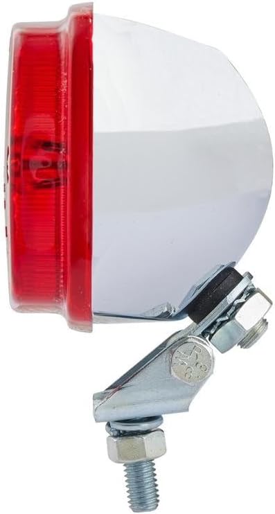 HELLA - Nebelschlussleuchte - Halogen - 12/24V - Anbau - Lichtscheibenfarbe: rot - Stecker: Flachste