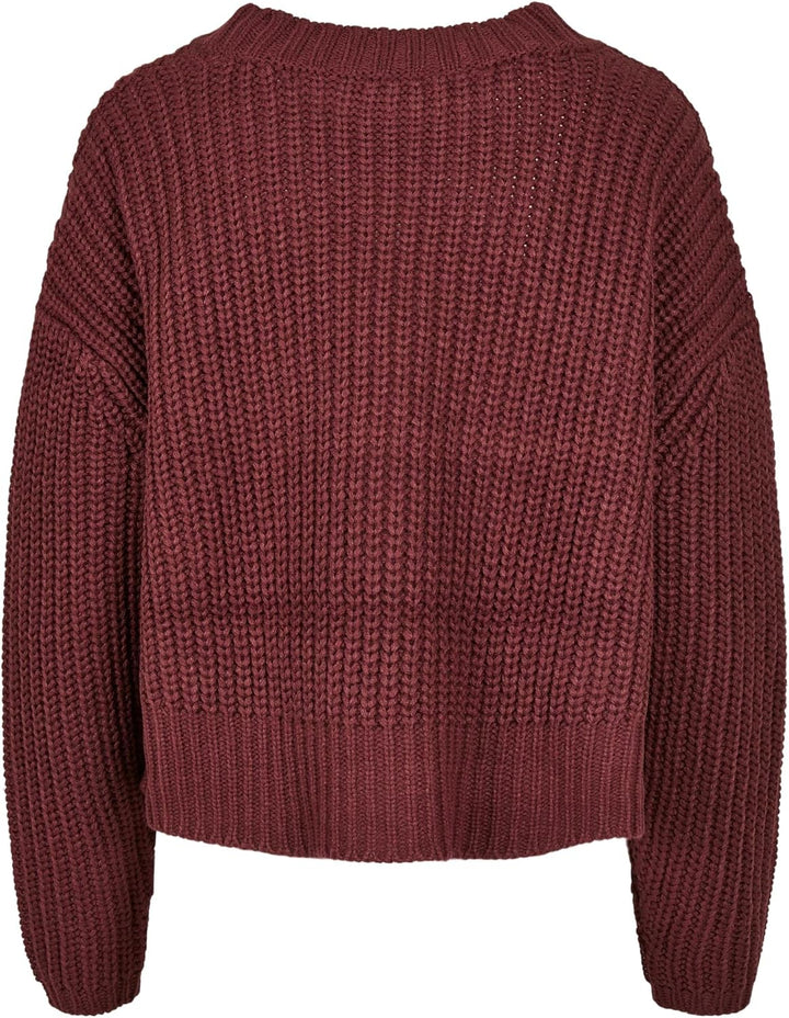 Urban Classics Damen Sweatshirt Ladies Wide Oversize Sweater Pullover für Frauen, in über 10 Farben