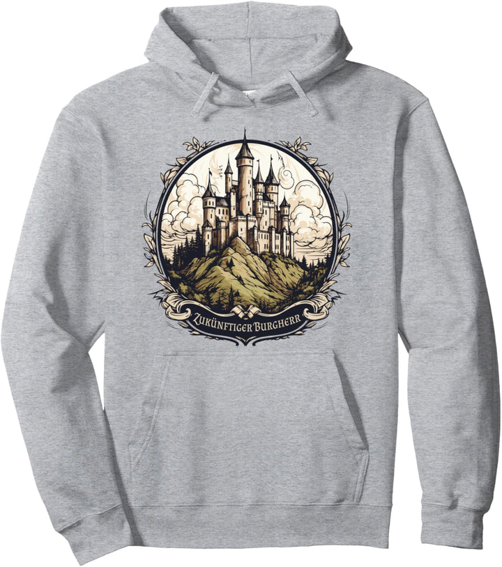 Zukünftiger Burgherr Burg Mittelalter Schloss Ritter Festung Pullover Hoodie