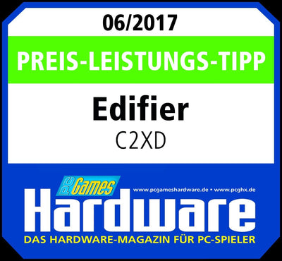 EDIFIER C2XD 2.1 Lautsprechersystem (53 Watt) mit Infrarot-Fernbedienung und optischem Eingang, C2XD