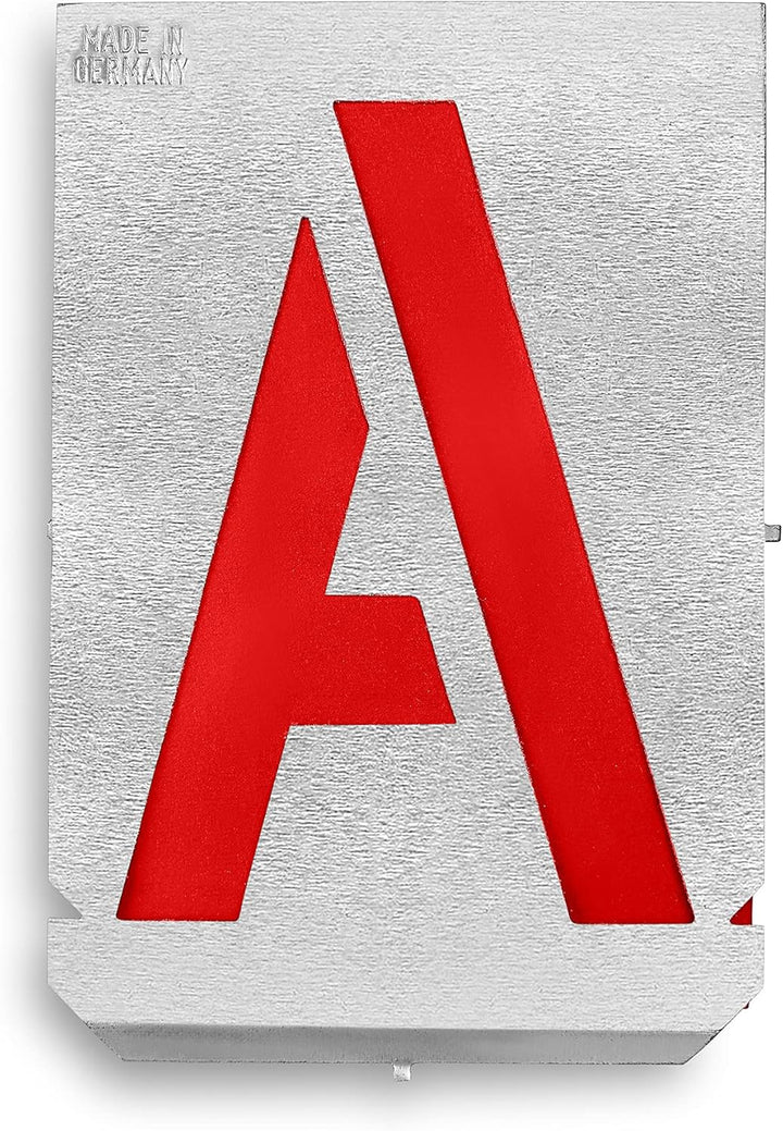 GRAVUREM Signierschablonen A-Z - Buchstabensatz/Schrifthöhe 120 mm, 120 mm