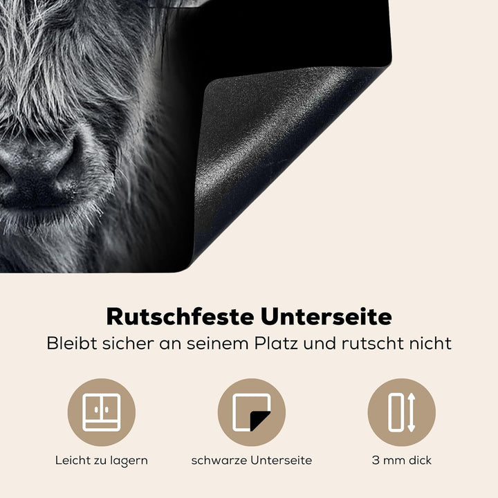 KitchenYeah© Herdabdeckplatte Einteilig Abdeckplatten Cerankochfeld Abdeckung Ceranfeld Herdplattena