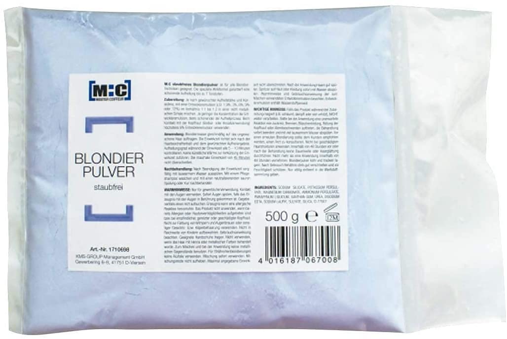 M:C Meister Coiffeur Blondierpulver Classic – staubfreies Blondierpulver für Strähnen, Balayage & Ko