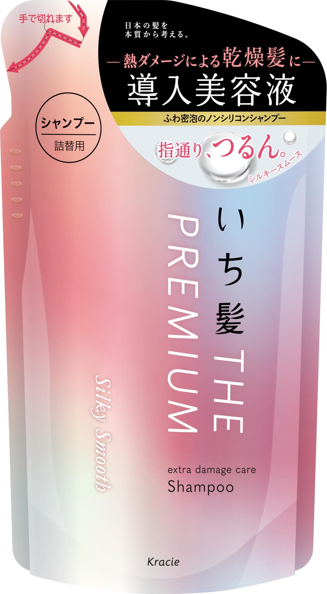 Ichikami The Premium Extra Damage Care Shampoo (Silky Smooth) Refill 340mL
