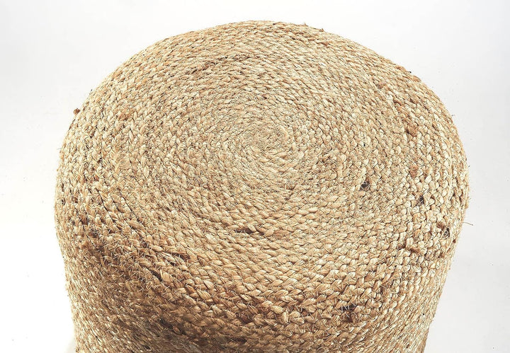 Kobolo Sitzpouf Pouf Bodenhocker - Flow - aus Seegras mit Baumwollfüllung