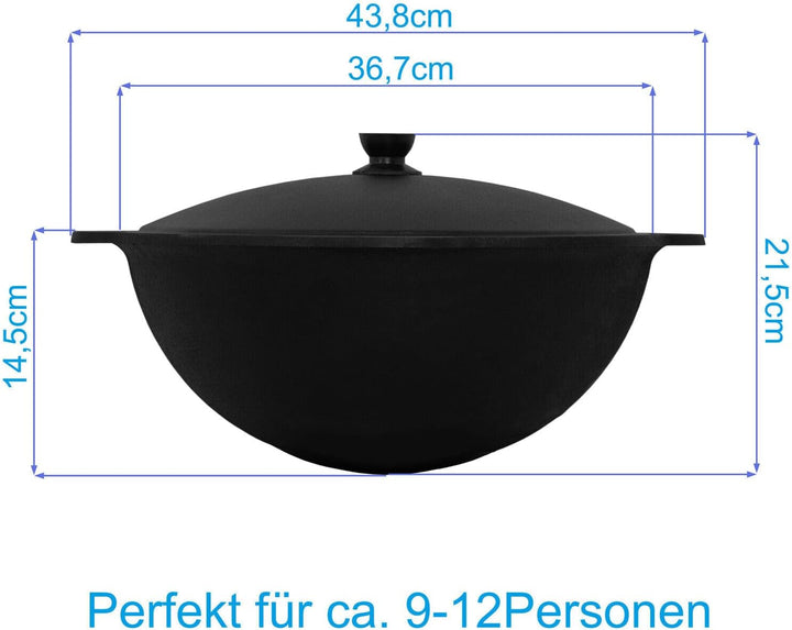 Ø36 Uchag 2mm stahl Utschak mit Abzugsrohr 10L Kazan Rund Grillfächer Schaumkelle Suppenkelle Utscha