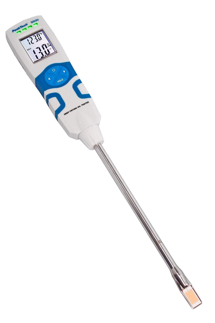 PeakTech P 5500 – Frittier Öltester 30°C - 200°C inkl. Temperatur & LCD Anzeige, TPM Wert Messer 0,5