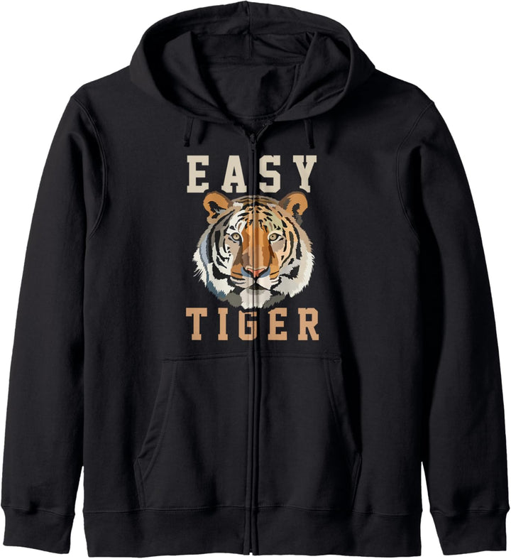 Easy Tiger casual-chic graphic for women Kapuzenjacke