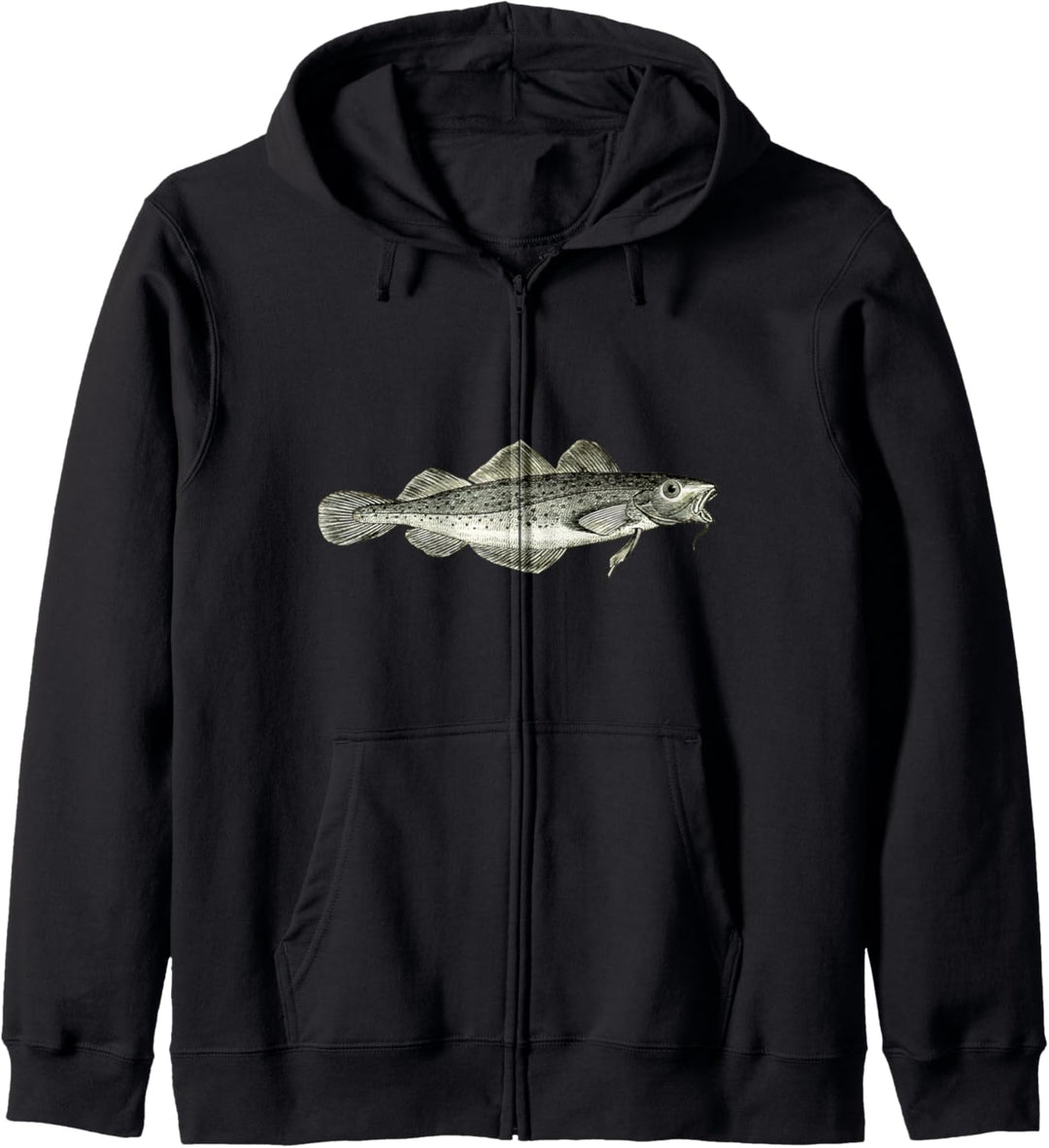 Kabeljau Fischer Geschenk Angeln Kapuzenjacke