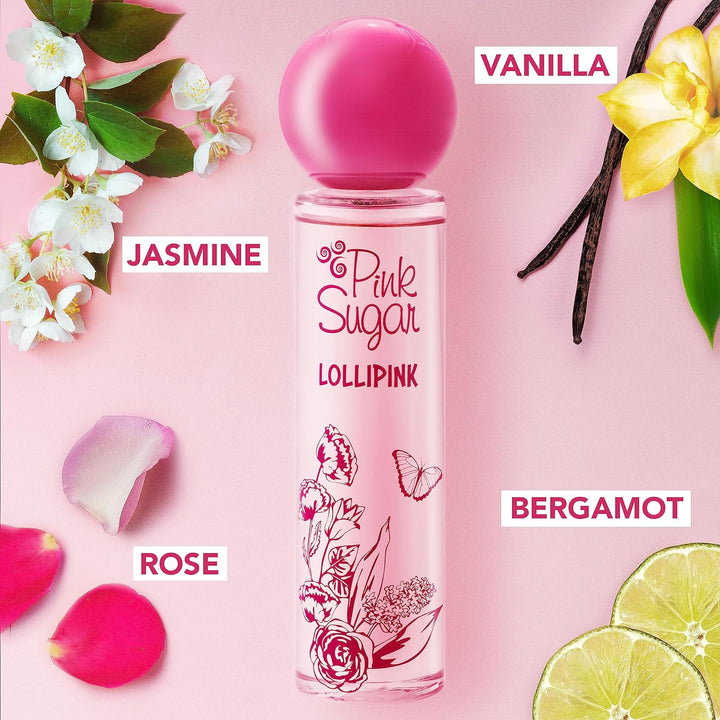 Pink Sugar, Lollipink Eau De Toilette - Women's Perfume with Fine and Enveloping Essence - 100 ml