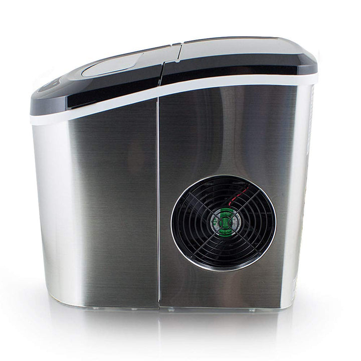 Eiswürfelmaschine Eiswürfelbereiter Eiswürfel Ice Maker EIS Maschine Icemaker (Edel Stahl)