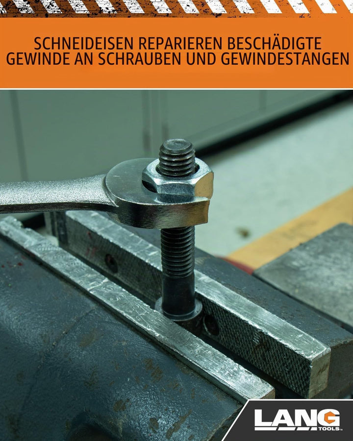 Lang 972 Reparaturset für fraktionelle und metrische Gewinde, 40-teilig